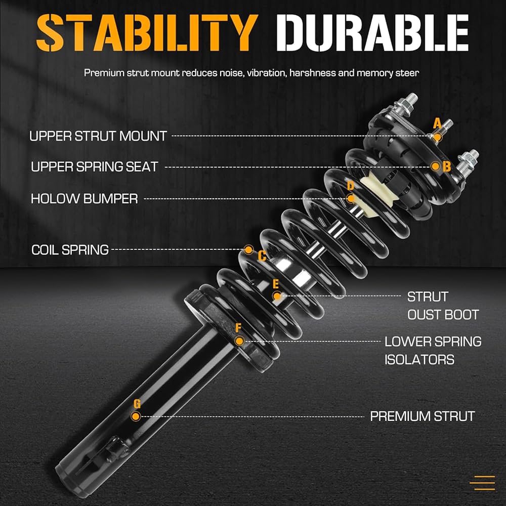 Amazon.com: Front Complete Strut Assembly Shock Absorber Fit